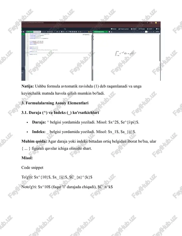 latex matematik formulalar bilan ishlash - Page 4