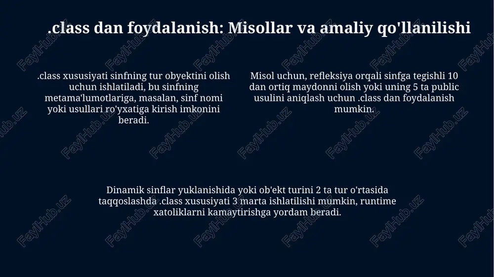 c++ tilida.sinf. xususiyati va metodi. - Page 4