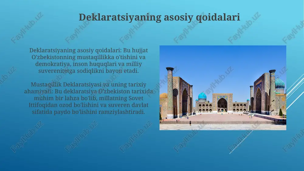 mustaqillik deklaratsiyasi: oʻzbekiston tarixidagi burilish nuqtasi - Page 4