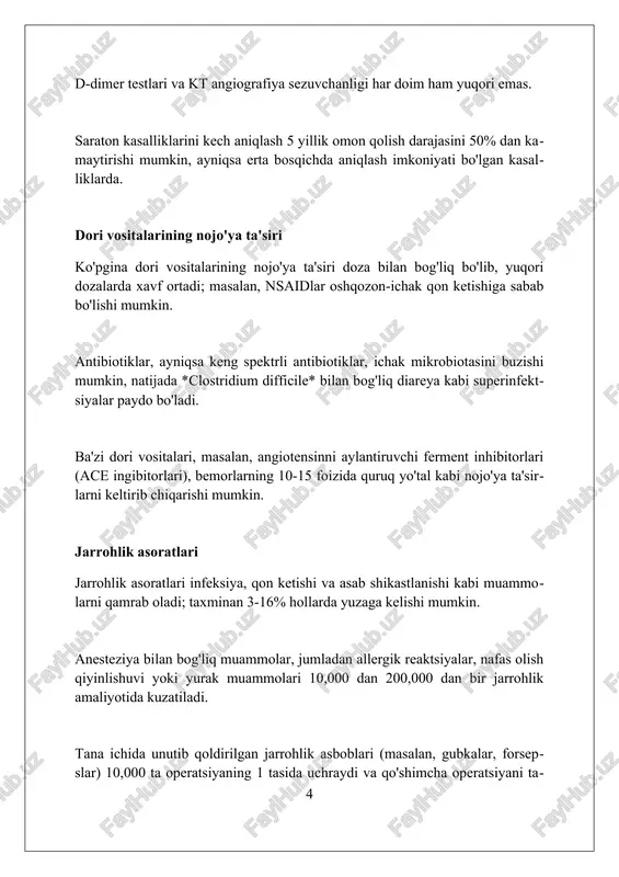 xavfsizlik protokolini joriy etish, xatolarni kamaytirishga yordam beradi va bemorlar uchun xavfsizlikni oshiradi. bemorlar bilan 90 foizdan yuqori aloqa o'rnatish, diagnostika va davolash jarayonlari haqida to'liq ma'lumot berish orqali iatrogen xavfini minimallashtirish mumkin. yangi dori vositalari va jarrohlik usullarining 85 foiz hollarda samarasini oshirish uchun doimiy ravishda ilmiy tadqiqotlar o'tkazish va klinik ko'rsatmalarni yangilab turish lozim. xatolarni xabar qilish va tahlil qilish xatolarni hisobot berish va tahlil qilish tizimlari 1960-yillarda aviatsiya sanoatida rivojlangan bo'lib, sog'liqni saqlashda ulardan foydalanish 1990-yillarda ortib bordi. sog'liqni saqlash tashkilotlari xatolarni xabar qilish va tahlil qilishda 5 whys usulidan foydalanishi mumkin, bu esa asosiy sababni aniqlashga yordam beradi. xatolarni xabar qilish va tahlil qilish anonim bo'lishi kerak, bu xodimlar jazodan qo'rqmasdan 100% holatlarni bildirishga undaydi. bemorlarning huquqlari va xabardorligi bemor tibbiy aralashuvning 1-bosqichida uning sabablari, xavflari va muqobil davolash usullari haqida to'liq ma'lumot olish huquqiga ega. sog'liqni saqlash sohasida bemor o'zining tibbiy ma'lumotlarini tekshirish, 2-nusxa olish …