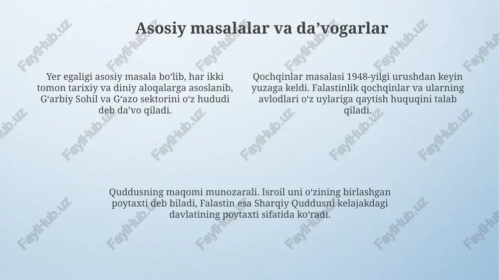 isroyil falastin moʻjorosi - Page 4