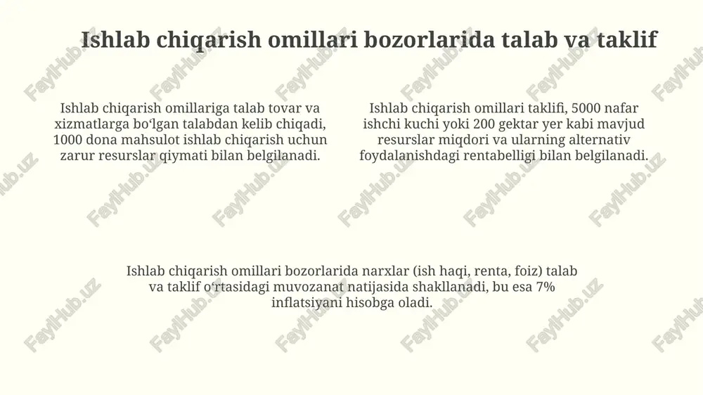 ishlabchiqarish omillar bozori - Page 4