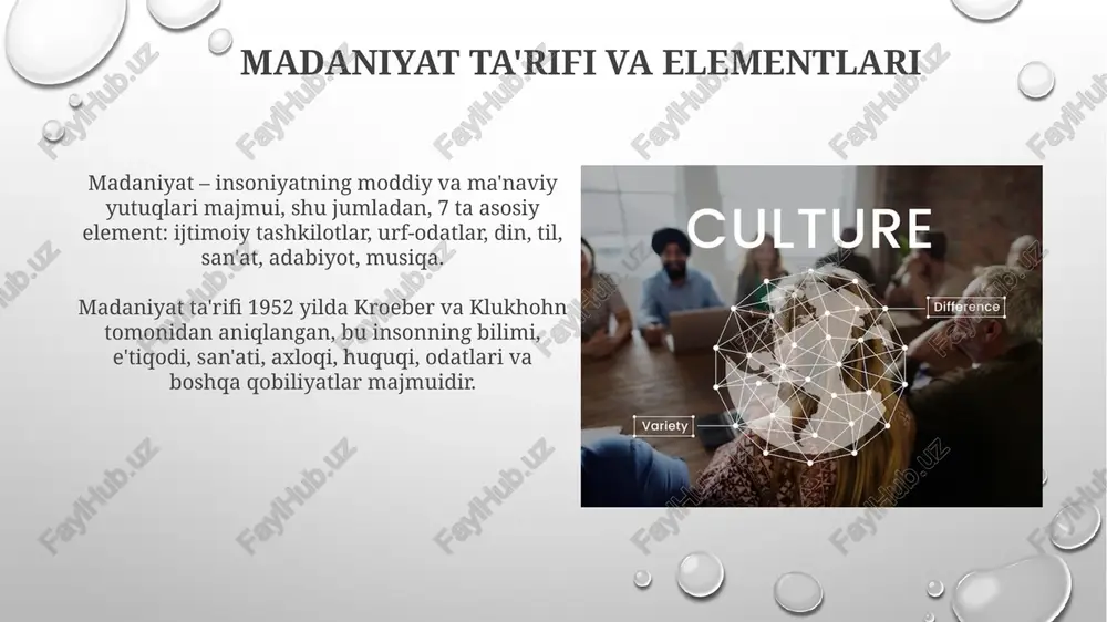 nlaydi. anʼanalar va urf-odatlar ijtimoiy guruhlar uchun 1-darajali qadriyatlarni mustahkamlaydi, avlodlar oʻrtasida 100 yillik tajribalarni uzatadi. e'tiboringiz uchun rahmat image4.png image3.png image5.jpg image6.jpg image7.jpg image8.jpg image9.jpg image10.jpg image11.jpg image12.jpg image13.jpg image14.jpg image15.jpg image16.jpg image17.jpg image18.jpg image19.jpg image1.png