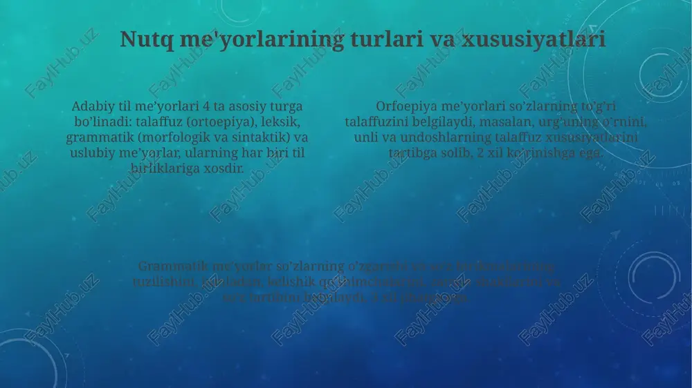nutq va adabiy me'yor tushunchasi - Page 4
