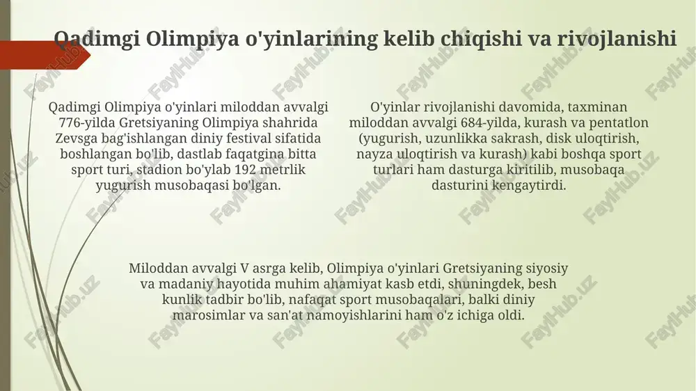 qadimgi olimpiya o'yinlari - Page 4