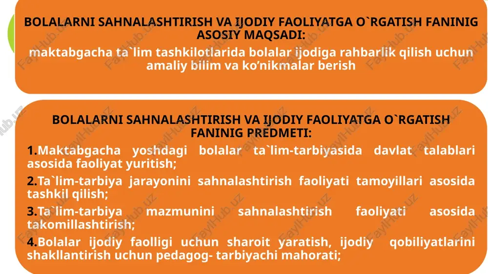 maktabgacha ta’lim tashkilotlarida sahnalashtirish faoliyatining maqsadi va vazifalari - Page 4