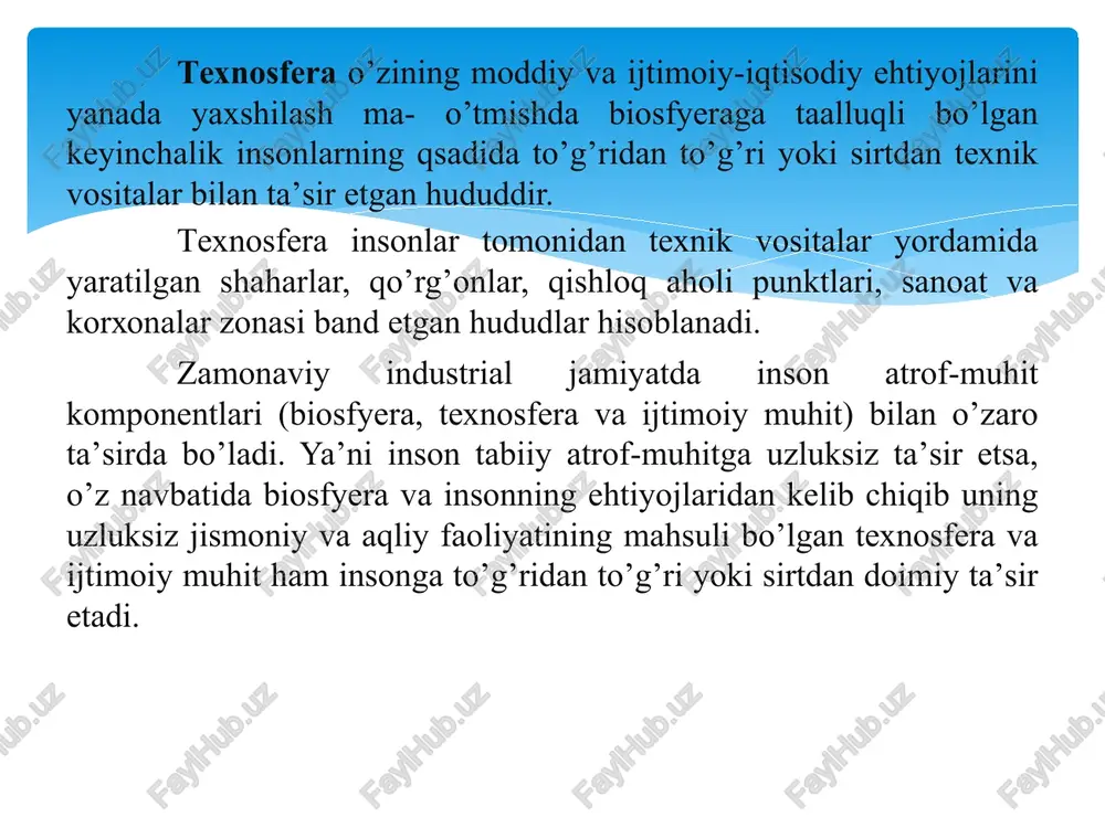 yakkalash, ko'zda tutilgan zarar va shunga o'xshash o’lchamlar aniqlanadi. taksonomiya - bu murakkab hodisalar, tushunchalar, obyektlarni sinflashtirish va tizimlashtirish haqidagi fandir. taksonomiya so'zi xavflarni qonun bo'yicha joylashtirish degan ma'noni beradi. xavf ko'p belgilarga ega bo’lgan murakkab ierarhik tushunchadir. faoliyat xavfsizligi sohasida ilmiy bilimlarni tashkil qilishda xavflarni taksonomiyalash muhim rol o'ynaydi va ularning tabiatini chuqur bilishga undaydi. hodisa – insonlarga, tabiiy manbalarga negativ ta`siridan zarar keltiruvchi voqeaga aytiladi. avariya – texnik tizimdagi insonlarni vafotisiz yuzaga kelgan hodisaga aytiladi. bunda texnik vositalarni qayta tiklashni imkoni bo’lmaydi yoki iqtisodiy jihatdan samarasizdir. falokat deb – texnik tizimlardagi insonlarni vaofti yoki yo’qolishi bilan kuzatiladigan hodisaga aytiladi. tabiiy ofat – biosferani vayronlovchi, er yuzidagi odamlarning o’limi yoki salomatligini yo’qotishga olib keluvchi favqulotdagi hodisaga aytiladi. jarohat – bu odam organizmi to’qimalarining buzilishi va uning tashqi ta`sirlar natijasida funksiyasining izdan chiqishi hisoblanadi. jarohat ishlab chiqarish jarayonida yuz bergan baxtsiz hodisa natijasida yuz berib, bunda xavfli ishlab chiqarish omillarining …