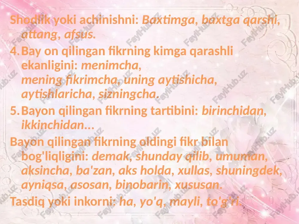kirish so'z,kirish birikma va kiritma gaplar haqida - Page 4