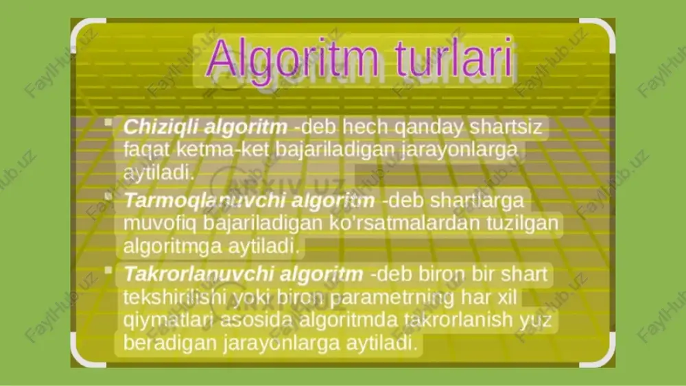 xotiraviy samara vaqt samarasi / algoritimning murakkablik darajasi.algoritimning taqqoslash usullari - Page 4