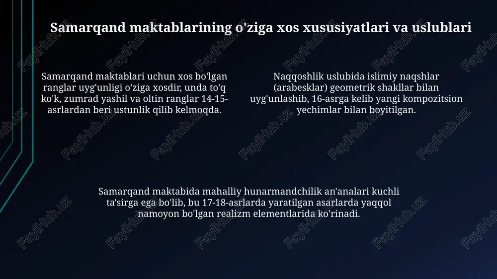 samarqand dekorativ rassomlik maktablar - Page 4