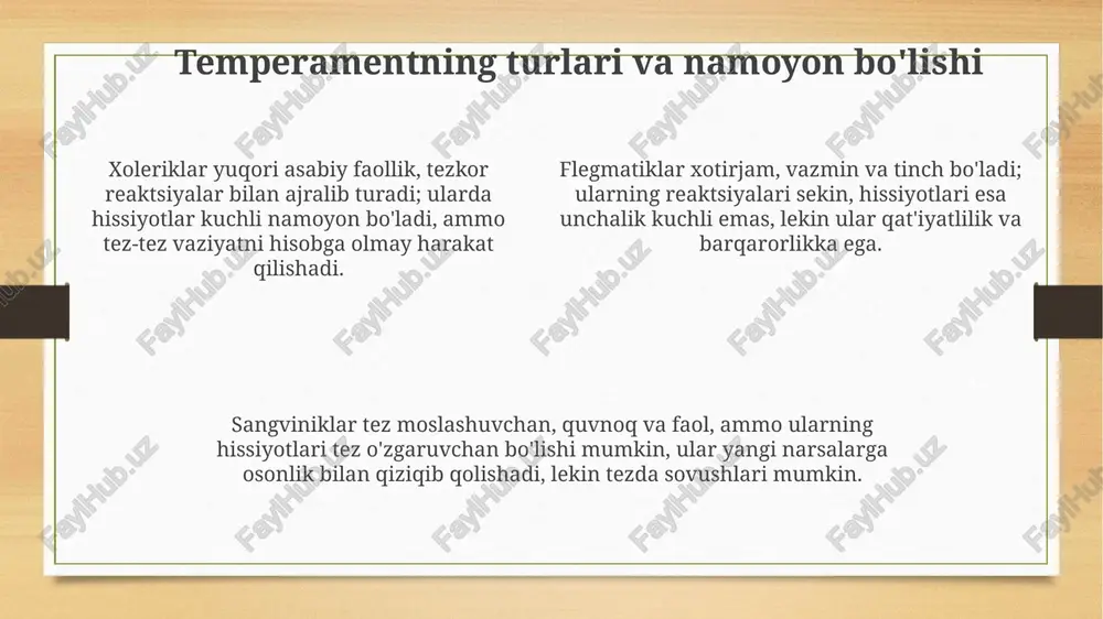shaxsning psixologik xususiyatlari va temperamenti - Page 4