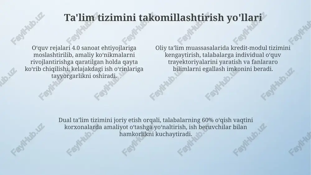 sifatli va raqobatbardosh kadrlar tayyorlash - Page 4