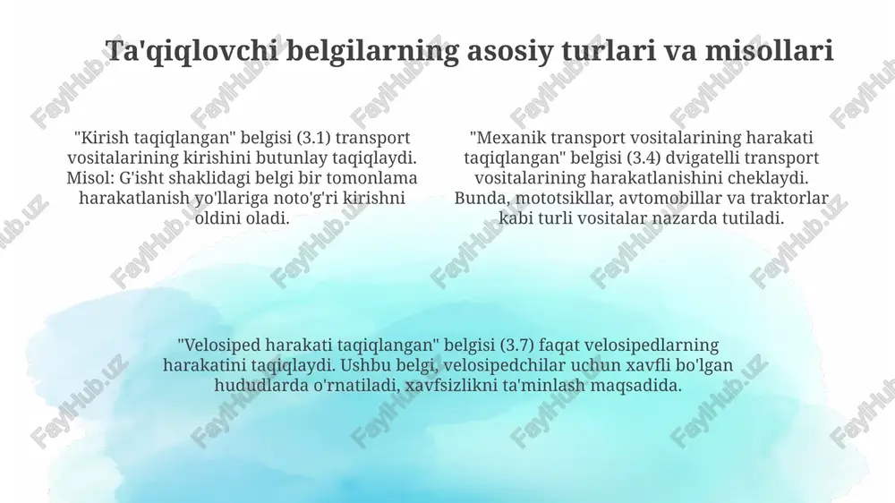 ta'qiqlovchi belgilar - Page 4