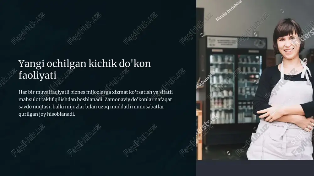 o'yish va ularni amalga oshirish yo'llari rejalashtirish orqali biznes barqaror rivojlanadi. kichik biznesda yuzaga keladigan muammolar va yechimlar moliyaviy resurslar yetishmasligi muammo: ko'pchilik tadbirkorlar dastlabki kapital va aylanma mablag'lar yetishmasligidan aziyat chekadi. bank kreditlarini olish murakkab va yuqori foizli bo'lishi mumkin. yechim: mikrokredit tashkilotlariga murojaat qilish, davlat grant dasturlarida ishtirok etish, investorlar bilan hamkorlik o'rnatish va biznes-inkubatorlardan foydalanish. moliyaviy savodxonlikni oshirish va to'g'ri byudjet rejalashtirish ham muhim. bozor raqobati muammo: yuqori raqobat sharoitida o'z o'rnini topish va saqlab qolish qiyin. katta kompaniyalar arzon narxlar va keng tarmoqlar bilan ustunlik qiladi. yechim: o'ziga xos raqobat ustunligi yaratish: noyob mahsulot yoki xizmat, yuqori sifat, shaxsiylashtirilgan yondashuv, tezkor xizmat. niche bozorlarni topish va maxsus auditoriyaga e'tibor qaratish samarali strategiya hisoblanadi. innovatsiyalarni qabul qilish qiyinchiliklari muammo: yangi texnologiyalar va usullarni joriy etish xarajat talab qiladi va xodimlarni qayta tayyorlash zarur. ko'plab tadbirkorlar o'zgarishlarga qarshilik ko'rsatadi. yechim: bosqichma-bosqich innovatsiyalarni joriy etish, xodimlar uchun ta'lim va …