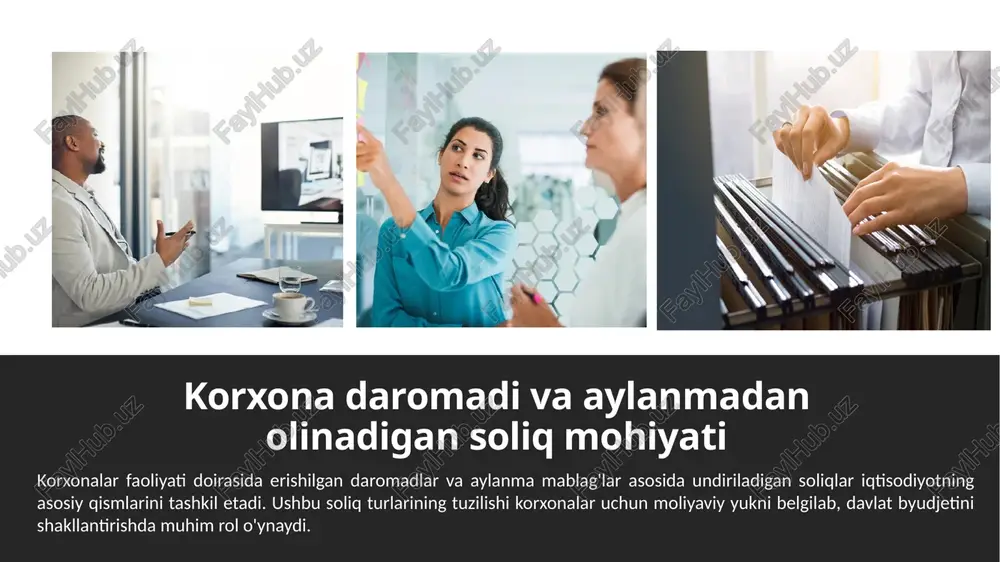 uchun soliq imtiyozlari rag‘batlantirish siyosatining asosiy elementi bo‘lib, investitsiyalarni jalb qilishga qaratilgan. bu siyosatda soliqdan ozod etish yoki stavkalarni pasaytirish mexanizmlari qo‘llaniladi, masalan, it-parklar uchun imtiyozlar. o‘zbekiston amaliyotida xorijiy investorlar uchun soliq imtiyozlari joriy etilgan, masalan, kapital daromadlaridan ozod etish. natijada, biznes faolligi ortadi va yangi korxonalar tashkil etiladi. xulosa xulosa qilib aytganda, biznes uchun soliq imtiyozlari va rag‘batlantirish siyosati o‘zbekiston iqtisodiyotining asosiy harakatlantiruvchi kuchi hisoblanadi. ular nafaqat moliyaviy yengillik beradi, balki uzoq muddatli rivojlanishni ta’minlaydi, investorlarni jalb etadi va ijtimoiy farovonlikni oshiradi. chuqur tahlil shuni ko‘rsatadiki, siyosatning samaradorligi uning shaffofligi va moslashuvchanligida yotadi. kelajakda imtiyozlarni ekologik va raqamli yo‘nalishlarga yo‘naltirish orqali mamlakat iqtisodiyoti yanada mustahkamlanadi. foydalanilgan adabiyotlar o‘zbekiston respublikasi soliq kodeksi. – toshkent: adolat, 2023. “korxonalar faoliyatini qo‘llab-quvvatlash to‘g‘risida”gi qonun, 2019-yil 24-avgust. o‘zbekiston respublikasi prezidentining “soliq siyosatini yanada takomillashtirish to‘g‘risida”gi farmoni, 2020-yil 1-yanvar. karimov a. “soliq tizimini rivojlantirishning zamonaviy yo‘nalishlari”. – toshkent: iqtisodiyot, 2022. www.lex.uz – o‘zbekiston respublikasi qonun …