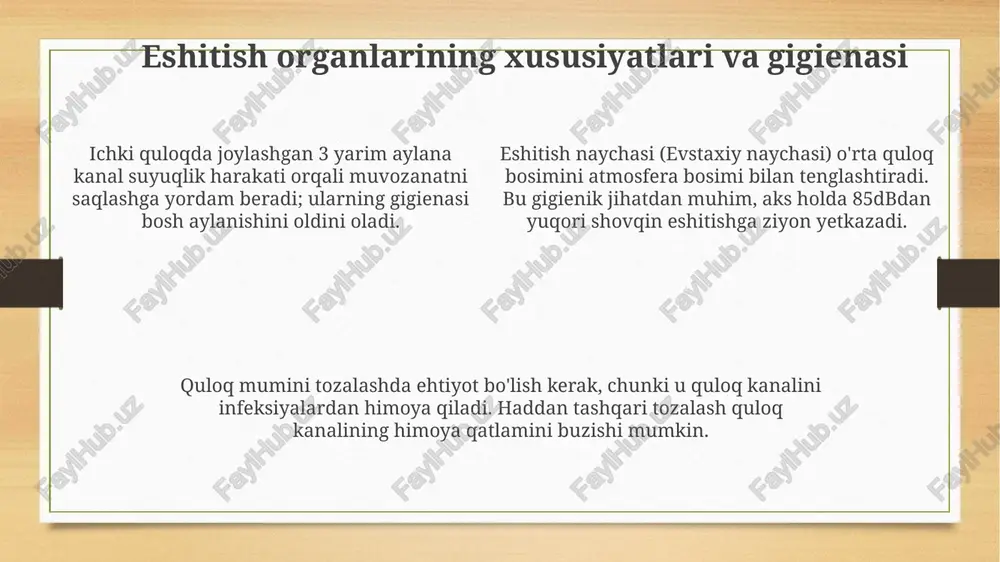 ko'rish va eshitish organlarining xususiyati va gigiyenasi - Page 4