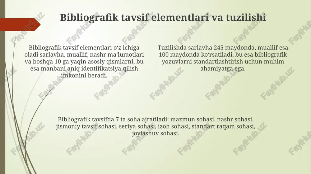 maxsus turdagi hujjatlarni biblografik tavsiflash - Page 4
