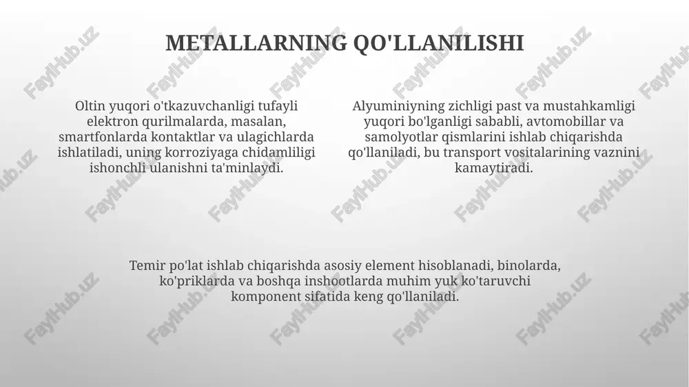 metallar haqida ma’lumot - Page 4