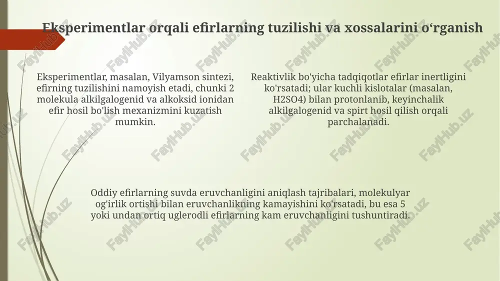 oddiy va murakkab efirlar mavzusini o'qitish - Page 4