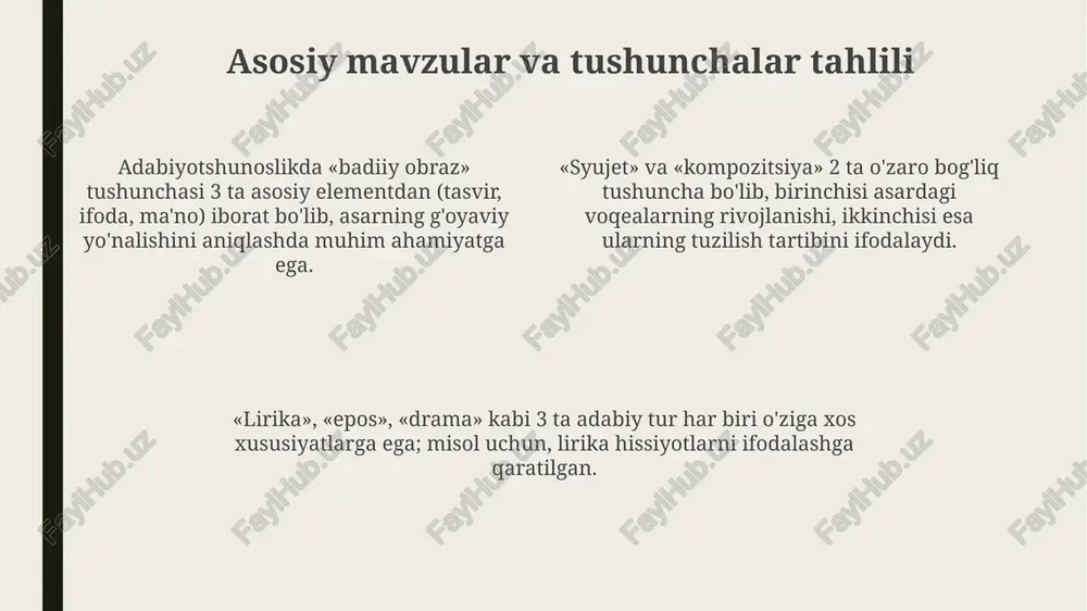 o'zbek adabiyotidan darslik va o'quv qo'llanmalarining boblari va mavzularini o'rganish - Page 4