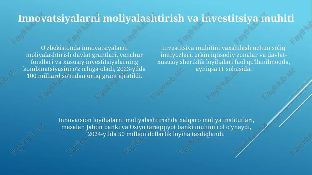 o'zbekistonning innovatsion siyosatining iqtisodiy asoslari - Page 4