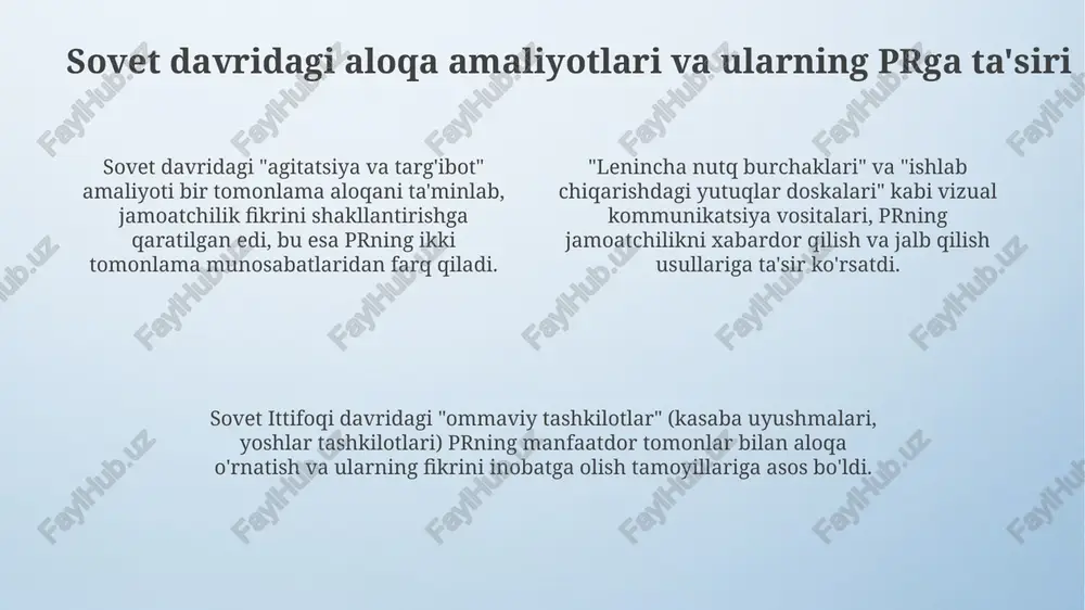 rassiyada jamoatchilik bilan aloqalarning paydo bo'lishi - Page 4