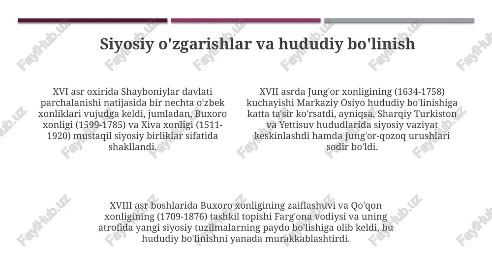 xv asr oxiri xviii asr boshlarida oʻrta osiyo tarixiy geografiyasi - Page 4