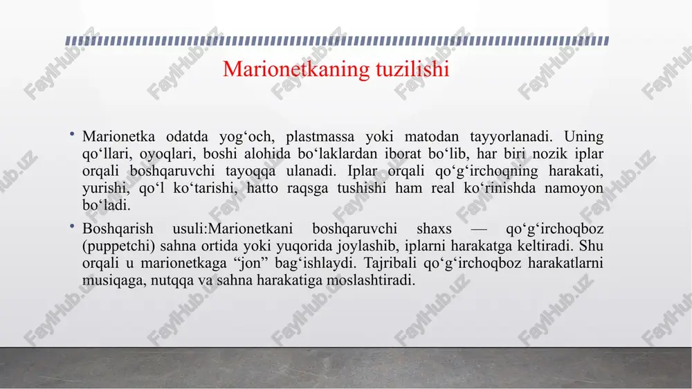 marionetka qo'g'irchoq turi haqida tushuncha. - Page 4