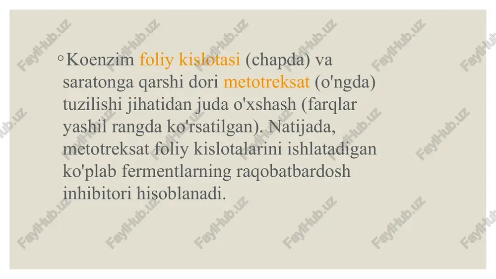 fermentlar ingibitorlari. qaytar va qaytmas ingibirlash - Page 4