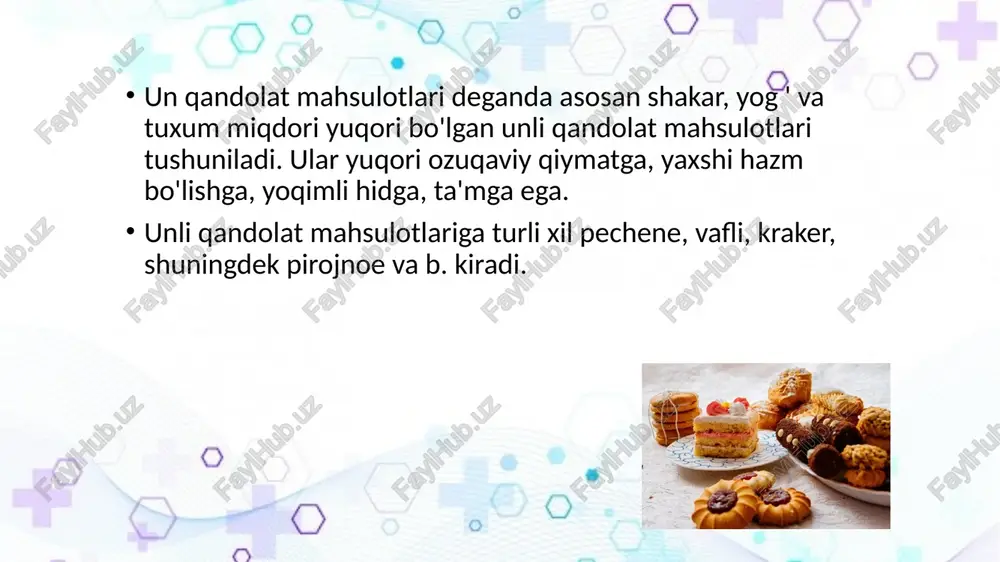 qandolat mahsulotlarining tahlili - Page 4