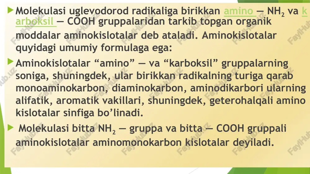 oziq ovqat tarkibidagi aminokislotalar - Page 4