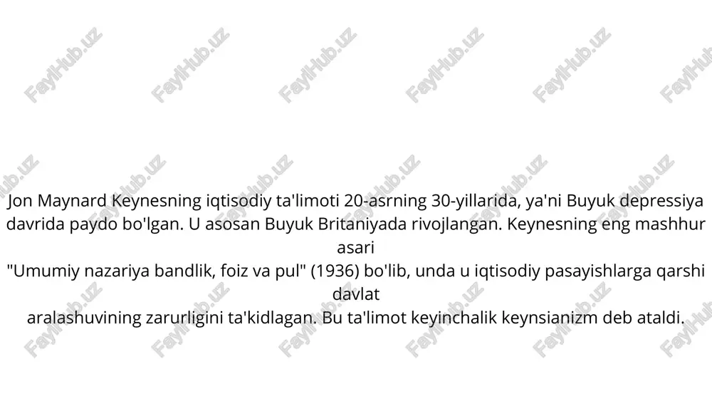 jon maynard keynsning iqtisodiy talimoti - Page 4