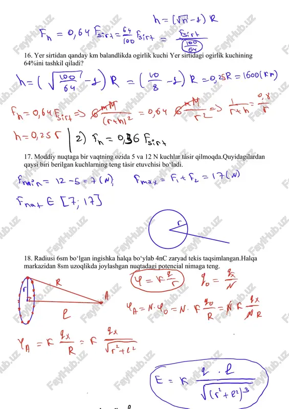 yemirilish davrini toping. aniztropiyptossasiyaeyak.ec mst sst e eti x 72 a et a az a 4 2 2 7 zz z 2 tz8sutkay.n 1 t n no 2 1 57 5 27 2 t 4 sutra 44.muhit sindirish ko`rsatgichining tushayotgan yorug`lik chastatasiga bog`liqligi ……. deb ataladi .⁯⁯⁯ 45.chizma amper kuchini yo’nalishi bo’yicha 46.induksiyasi 20 mt bolgan bir jinsli magnit mayon kuch chiziqlariga tik yo’nalgan sm uzunlikdagi simdan 50 a tok o’tmoqda bu sim o’ziga tik yo’nalishda induksiya kuch chiziqlariga45 gradus ostida ko’chganida mj ish bajaradi.sim qanday masofaga ko’chgan 47quydagi jumlalarni quyosh vaqtga to’g’ri berilgan qatorni ko’rsating 48.yer quyosh atrofida qanday tezlikda aylnadi 49.diametri 50724 km bo’lgan sayyorani ko’rsating 50) eyk 1.5 v ichki qarshilik 1 om bo’lgan tok manbaiga qarshiligi 2om resistor ulangan.10 sekundda tok manbai qancha issiqlik miqdori ajratib chiqaradi 51) paralel ulangan 8 ta bir xil kondensator ketma ket ulansa sig’imi qanday o’zgaradi 52. agar yer bilan bulut …