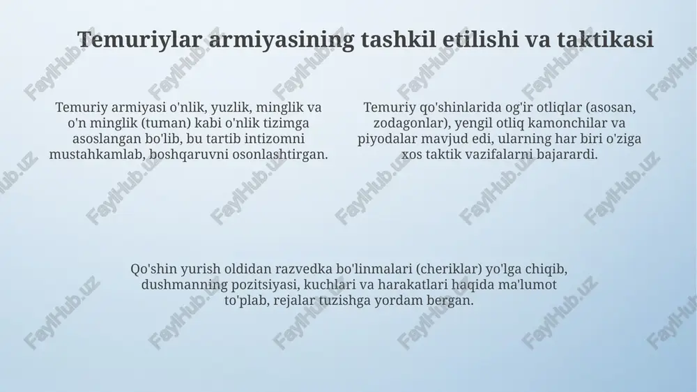 amir temurning harbiy yurishlari va strategiyasi - Page 4