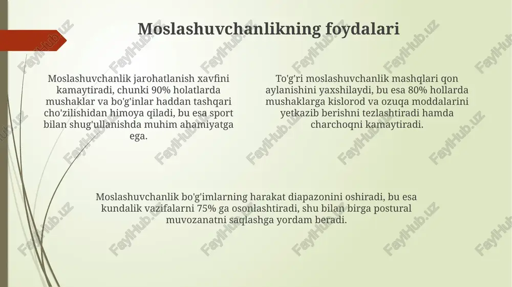 chidamlilikni rivojlantirish uchun mashqlar - Page 4