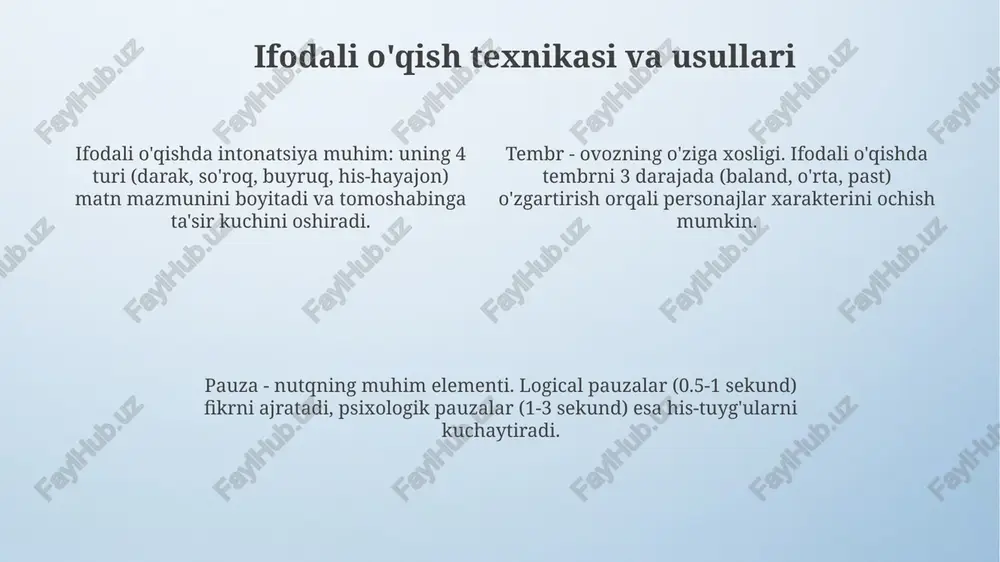 epik va dramatik asarlarni ifodali o'qish - Page 4