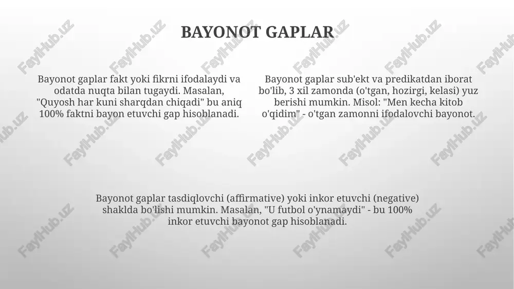 gap ning maqsadiga ko'ra turining xususiyatlari - Page 4