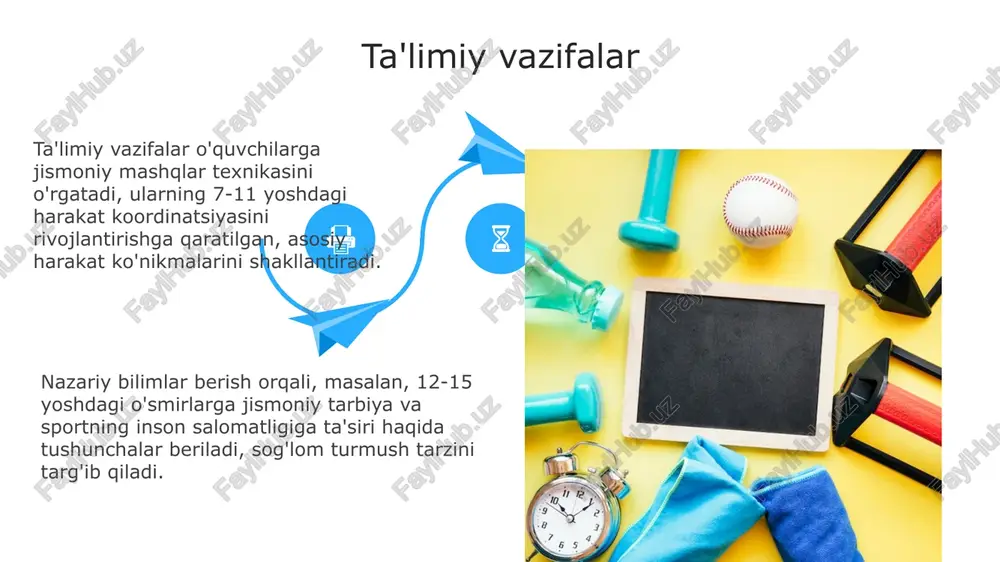 rialni qay darajada tushunganliklarini aniqlaydi. nazariy bilimlarni mustahkamlash uchun xulosa davomida o'quvchilarning 2-3 daqiqalik qisqa savol-javobi tashkil etiladi, bu ularning o'rganilgan materialni qay darajada tushunganliklarini aniqlaydi. e'tiboringiz uchun rahmat image5.png image6.jpg image7.jpg image8.jpg image9.jpg image10.jpg image11.jpg image12.jpg image13.jpg image14.jpg image15.jpg image16.jpg image17.jpg image18.jpg image19.jpg image20.jpg image1.jpeg image2.jpeg image3.jpeg image4.jpeg