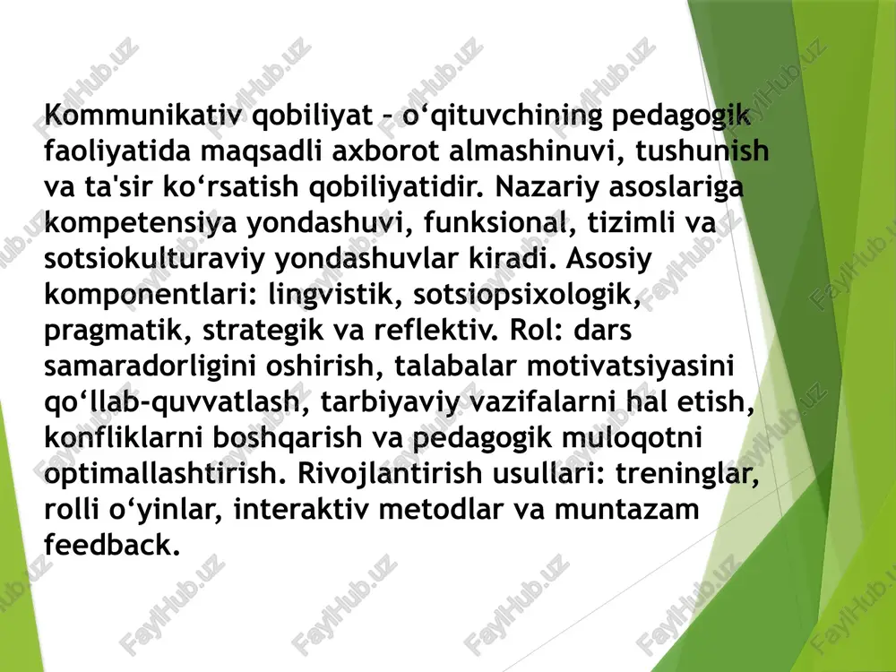o'qituvchi pedagogik faoliyatida kommunikativ qobiliyatining o‘rni - Page 4