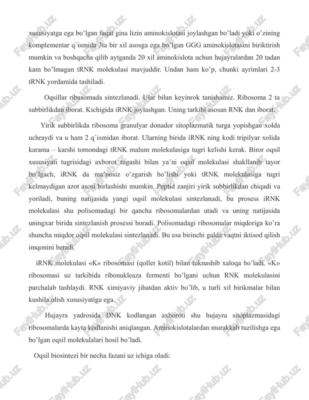 oqsil biosintezi - Page 4