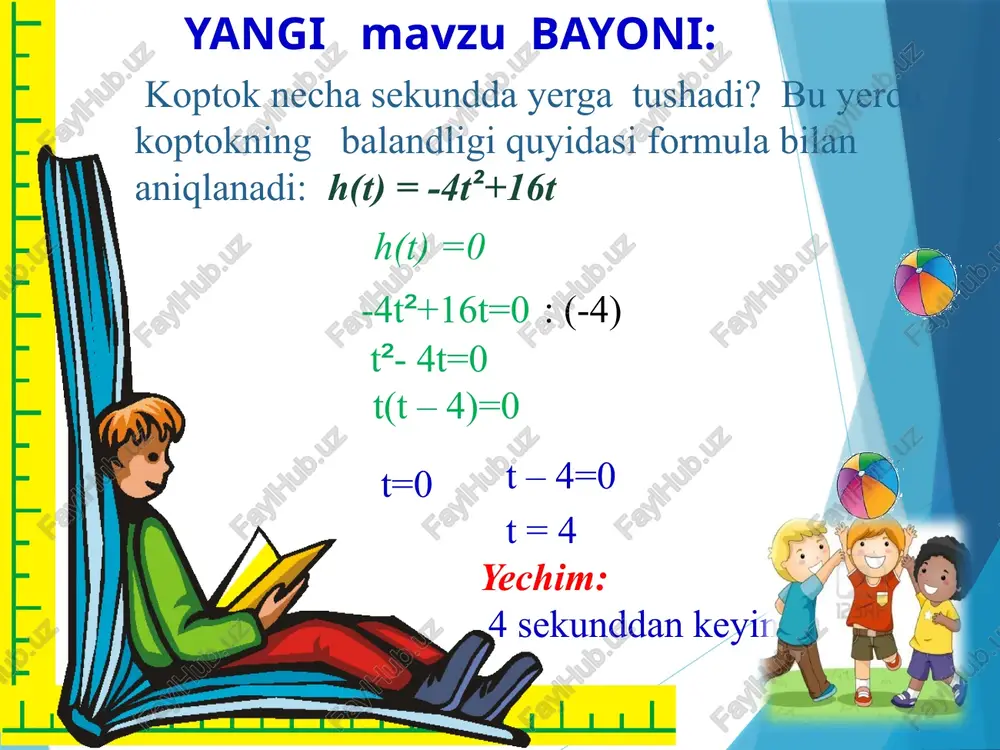 chala kvadrat tenglamalar - Page 4