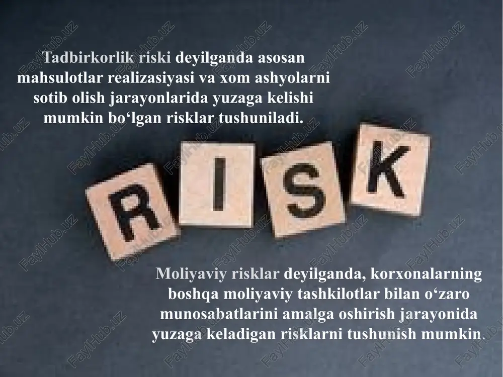 korxonalarning moliyaviy risklarini boshqarish - Page 4