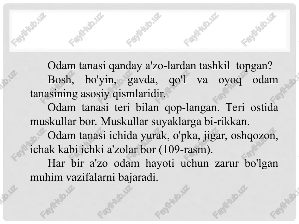 himoya qilib turadi. bolalarning suyaklari to'la shakl-lanmagan bo'ladi. shuning uchun yozayotganda, yurganda gavdani to'g'ri tutish kerak. yurak takroriy ritmik qisqarishlar orqali qonni tomirlarda yurgizuvchi organdir. yurak qon aylanish tizimiga ega barcha hayvonlarda mavjud. yurak — odam va hayvonlarning qon aylanish sistemasidagi markaziy aʼzo, u doim bir xilda qisqarishi (sistola) tufayli qonni qon aylanish sistemasi boʻylab haydab beradi va uni venalar orqali qaytib kelishini hamda arterial qon tomirlardagi harakatini taʼminlaydi. yu.ning qiyosiy morfologiyasi. yu. qon tomirlari sistemasi toʻla rivojlangan hayvonlarda boʻladi. tuban darajali hayvonlardan yomgʻir chuvalchangida yu. vazifasini halqasimon tomirlar, daryo qisqichbaqasida yurak va yurak atrofidagi boʻshliq sinuslari bajaradi. koʻpchilik mollyuskalar yuragi yaxshi rivojlangan, 2 boʻlmacha va qorinchadan iborat, u faol qisqarish xususiyatiga ega. ularda yu. tomon yoʻnalgan venoz qon yurak sinuslariga, soʻngra uning jabrasiga yoʻnaladi. u yerdan kislorodga boyib yurak oddi sinusiga tushadi va yurakka oʻtadi. yu. qorinchasi qisqarishi natijasida qon hayvon tanasi boʻylab tarqaladi. xordalilardan lansetniklarda yu. vazifasini qorin …