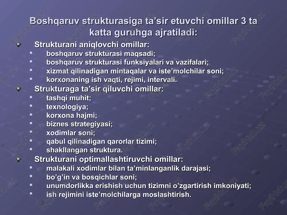 i amalga oshirishni nazarda tutadi. direktivani bajarish uchun mas’ul shaxs javobgar bo’ladi. tashkiliy-ma’muriy boshqarishning huquqiy vositalari deganda ijtimoiy munosabatlarda yuridik qonuniy ta’sir o’tkazish jarayonida qo’llaniladigan huquqiy normalar tushuniladi. huquqiy normalar sanksiyalar orqali amalga oshiriladi. huquqiy sanksiyaning 4 turi bor: 1. intizomiy javobgarlik 2. moddiy javobgarlik 3. ma’muriy javobgarlik 4. jinoiy javobgarlik boshqarishning iqtisodiy usuli. boshqarishning iqtisodiy usullari umumjamiyat manfaatlarini, jamoa manfaatlarini va shaxsiy manfaatlarni birlashtirishga asoslanadi. davlat tomonidan umumjamiyat manfaatlarini boshqarish uchun quyidagi usullar qo’llaniladi: 1. kredit va foiz stavkasi. 2. soliq va soliq yuki. 3. boj to’lovlari. 4. subsidiya va sanatsiyalar. 5. litsenziyalar. 6. transfer to’lovlari. 7. narx-navoni shakllanishi va boshqalar. davlat kredit tizimi orqali iqtisodiyotga faol ta’sir etadi. davlat qaysi tarmoqni ustun rivojlanishiga erishishini hohlasa shu tarmoq uchun kredit foizlarini pasaytiradi. kredit berish uchun ajratgan pulini 2ga bo’ladi. 1. qarz berish uchun. 2. zaxira kredit rezervi uchun.