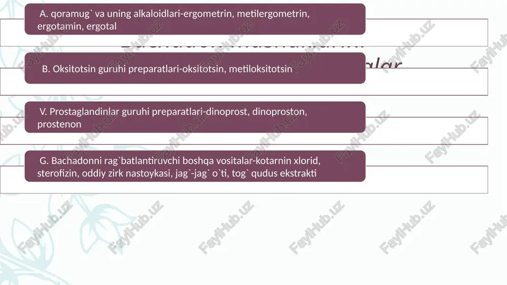 idan boshlanadi. n. p. nelyubin 1828 yili turli buyumlarni zararsizlantirish uchun ohakdan foydalanishni taklif etgan. keyinroq esa zemiulveis ohakni tibbiyot xizmatchilarining qo`lini yuvish uchun taklif etdi. 60-yillarda j. lister fenolni “zarasizlantiradigan” modda o`rnida jarrohlik amaliyotiga kiritdi. lister tomonidan joriy etilgan bu usul (antiseptika) jarrohlik amaliyotidan keyin hosil bo`ladigan yiringli asoratlarning keskin kamayishiga sabab bo`ladi. uning taklifi tufayli yuqumli kasalliklar tarqalishining oldini olishda katta yutuqlarga erishildi. listerning xizmati faqat jarrohlik amaliyotida emas, balki yuqumli kasalliklar bilan kurashish amaliyotida ham juda katta samaralar berdi. bundan tashqari taklif etilgan usul mikroblarga qarshi ta'sirchan yangi kimyoviy moddalarni topish va amaliyotga joriy etishda ham katta ahamiyatga ega bo`ldi. shu tufayli qator kimyoterapevtik preparatlar kashf etildi. bunda l. paster, i. mechnikov, r. kox, p. erlix kabi olimlarning xizmatlari alohida ahamiyatga sazovor. ushbu kimyoviy moddalar tuzilishi bo`yicha quyidagicha tasnif qilinadi: a. galogenlar-xloramin b, pantotsid, xlorgeksidin, yodoform, yodinol, yodopiron, b. oksidlovchilar-vodorod peroksid eritmasi, gidroperit, kaliy permanganat, v. kislota …