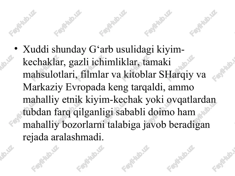 va jamoalarning birga yashashiga intilishni ta'minlash kerak. barcha fuqarolarning integratsiyasi va ishtirokini rag'batlantiruvchi siyosat ijtimoiy birlashish va fuqarolik jamiyati va dunyoning hayotiyligini ta'minlashning kalitidir. 3. madaniy xilma-xillik rivojlanish omili sifatida: madaniy xilma-xillik har bir kishining tanlovini kengaytiradi, bu nafaqat iqtisodiy o'sish nuqtai nazaridan, balki to'liq intellektual, hissiy, axloqiy va ma'naviy hayotni ta'minlash vositasi sifatida ko'rib chiqiladigan rivojlanish manbalaridan biridir. 4. inson huquqlari madaniy xilma-xillik garovi sifatida madaniy xilma-xillikni himoya qilish axloqiy ahamiyatga ega, u insonning qadr-qimmatini hurmat qilishdan ajralmasdir. u inson huquqlari va asosiy erkinliklarini, ayniqsa ozchiliklarga mansub shaxslarning huquqlarini va tub joy xalqlarning huquqlarini hurmat qilish majburiyatini yuklaydi. 5. madaniy huquqlar madaniy xilma-xillikning rivojlanish omili sifatida madaniy huquqlar umuminsoniy, ajralmas va o'zaro bog'liq bo'lgan inson huquqlarining ajralmas qismini tashkil etadi. ijodiy xilma-xillikni rivojlantirishning zaruriy sharti bu inson huquqlari umumjahon deklaratsiyasining 27-moddasida va iqtisodiy, ijtimoiy va madaniy huquqlar to'g'risidagi xalqaro paktning 13 va 15-moddalarida belgilangan madaniy huquqlarning to'liq amalga oshirilishidir. …
