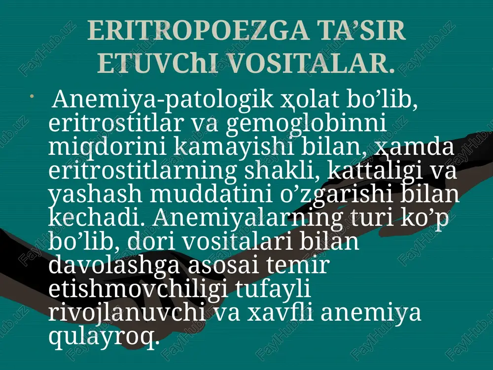 qon hosil bo'lishiga ta'sir etuvchi vositalar - Page 4