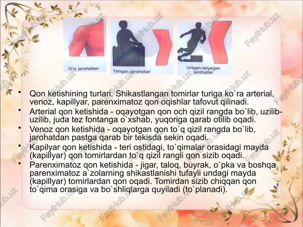 qon ketish va birinchi tez yordam - Page 4