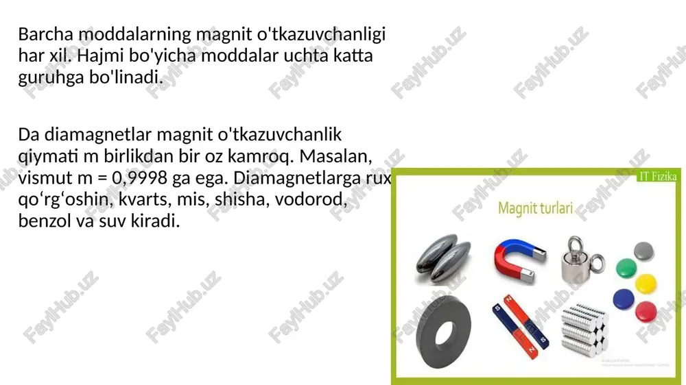 moddalarning magnit xususiyatlari - Page 4