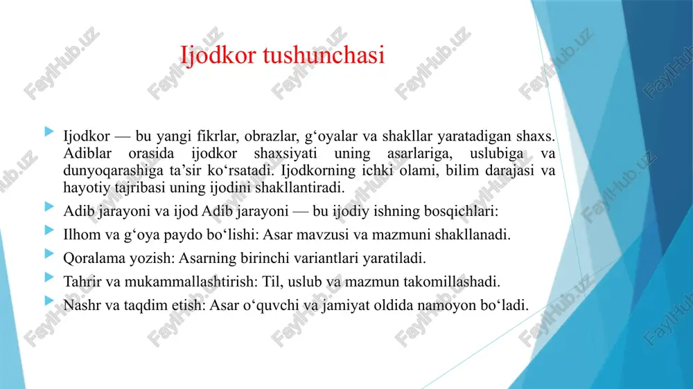 adib jarayonida ijod va ijodkor muammosi - Page 4